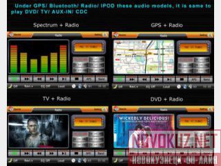  DVD  7 "   3D UI + PIP + Bluetooth + IPOD + AUX In + ATV DVB-T/ISD 