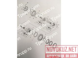 404-00098   (travel reduction) Doosan DX300LC 